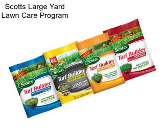 Scotts Large Yard Lawn Care Program