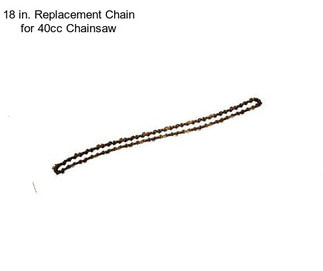 18 in. Replacement Chain for 40cc Chainsaw