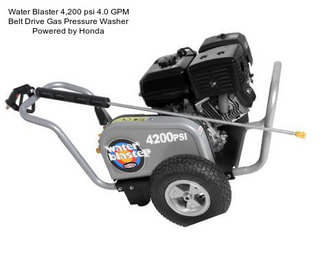 Water Blaster 4,200 psi 4.0 GPM Belt Drive Gas Pressure Washer Powered by Honda