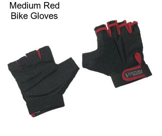 Medium Red Bike Gloves