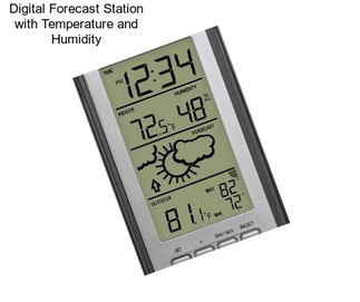 Digital Forecast Station with Temperature and Humidity