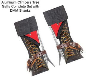 Aluminum Climbers Tree Gaffs Complete Set with DMM Shanks