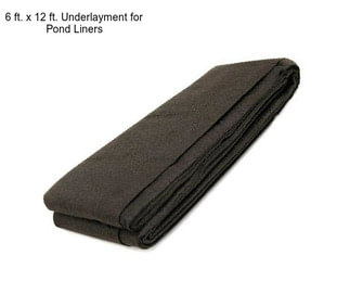 6 ft. x 12 ft. Underlayment for Pond Liners