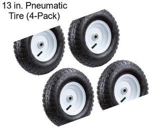 13 in. Pneumatic Tire (4-Pack)