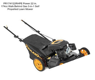 PR174Y22RHPE Power 22 in. 174cc Walk Behind Gas 3-in-1 Self Propelled Lawn Mower