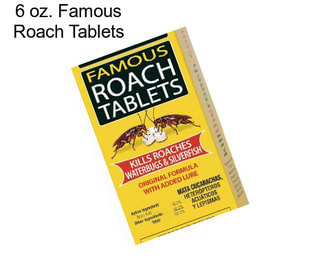 6 oz. Famous Roach Tablets