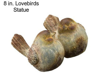 8 in. Lovebirds Statue