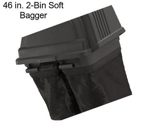 46 in. 2-Bin Soft Bagger