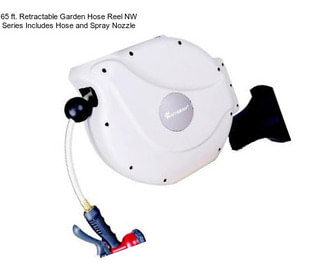 65 ft. Retractable Garden Hose Reel NW Series Includes Hose and Spray Nozzle