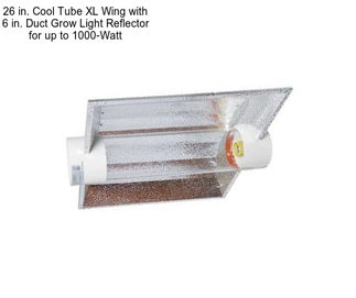 26 in. Cool Tube XL Wing with 6 in. Duct Grow Light Reflector for up to 1000-Watt