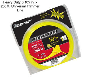 Heavy Duty 0.105 in. x 200 ft. Universal Trimmer Line