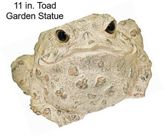 11 in. Toad Garden Statue