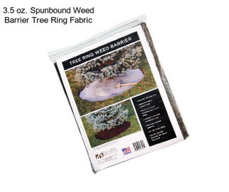 3.5 oz. Spunbound Weed Barrier Tree Ring Fabric