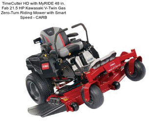 TimeCutter HD with MyRIDE 48 in. Fab 21.5 HP Kawasaki V-Twin Gas Zero-Turn Riding Mower with Smart Speed - CARB