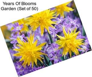 Years Of Blooms Garden (Set of 50)