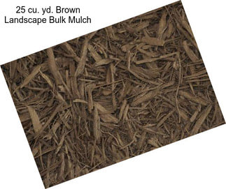 25 cu. yd. Brown Landscape Bulk Mulch