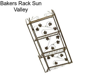 Bakers Rack Sun Valley