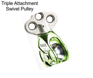 Triple Attachment Swivel Pulley