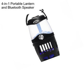 4-in-1 Portable Lantern and Bluetooth Speaker