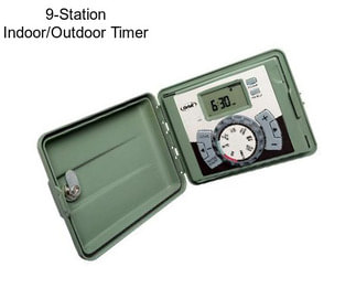 9-Station Indoor/Outdoor Timer