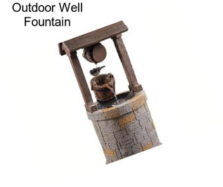 Outdoor Well Fountain