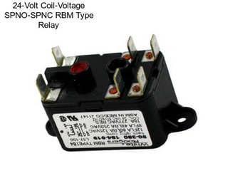 24-Volt Coil-Voltage SPNO-SPNC RBM Type Relay