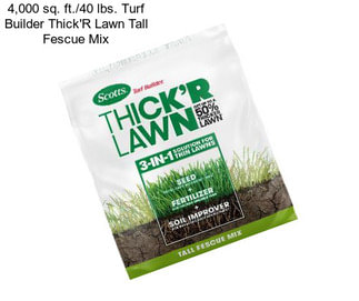 4,000 sq. ft./40 lbs. Turf Builder Thick\'R Lawn Tall Fescue Mix