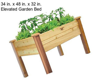 34 in. x 48 in. x 32 in. Elevated Garden Bed