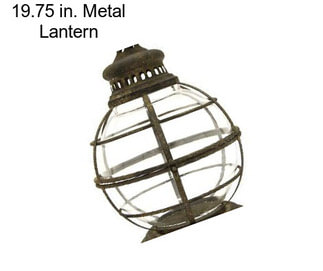 19.75 in. Metal Lantern