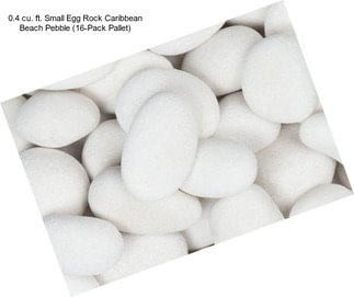 0.4 cu. ft. Small Egg Rock Caribbean Beach Pebble (16-Pack Pallet)