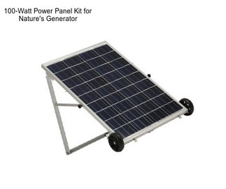 100-Watt Power Panel Kit for Nature\'s Generator