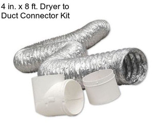 4 in. x 8 ft. Dryer to Duct Connector Kit