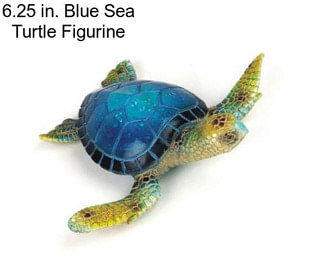 6.25 in. Blue Sea Turtle Figurine
