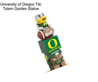 University of Oregon Tiki Totem Garden Statue