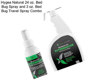 Hygea Natural 24 oz. Bed Bug Spray and 3 oz. Bed Bug Travel Spray Combo