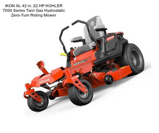 IKON XL 42 in. 22 HP KOHLER 7000 Series Twin Gas Hydrostatic Zero-Turn Riding Mower