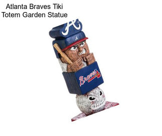 Atlanta Braves Tiki Totem Garden Statue