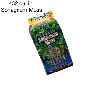 432 cu. in. Sphagnum Moss