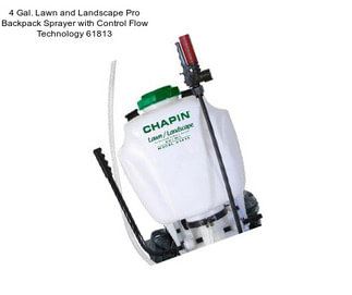 4 Gal. Lawn and Landscape Pro Backpack Sprayer with Control Flow Technology 61813