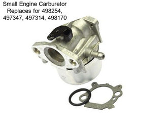 Small Engine Carburetor Replaces for 498254, 497347, 497314, 498170