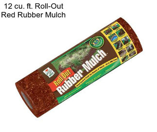 12 cu. ft. Roll-Out Red Rubber Mulch