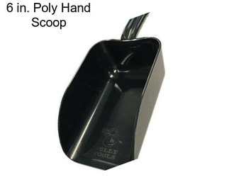 6 in. Poly Hand Scoop