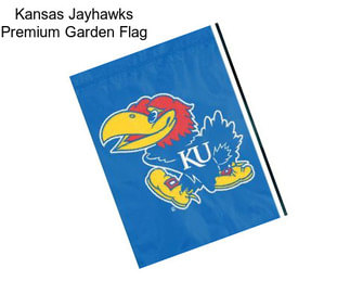 Kansas Jayhawks Premium Garden Flag