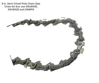 8 in. Semi Chisel Pole Chain Saw Chain for Sun Joe SWJ800E, SWJ802E and iON8PS