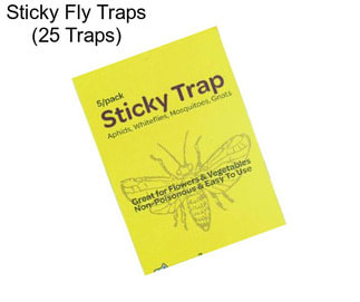 Sticky Fly Traps (25 Traps)