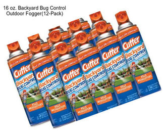 16 oz. Backyard Bug Control Outdoor Fogger(12-Pack)