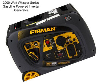 3000-Watt Whisper Series Gasoline Powered Inverter Generator