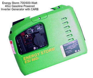 Energy Storm 700/600-Watt 40cc Gasoline Powered Inverter Generator with CARB