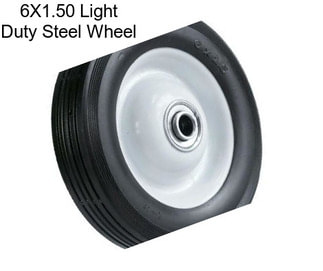 6X1.50 Light Duty Steel Wheel