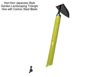 Hori-Hori Japanese Style Garden Landscaping Triangle Hoe with Carbon Steel Blade